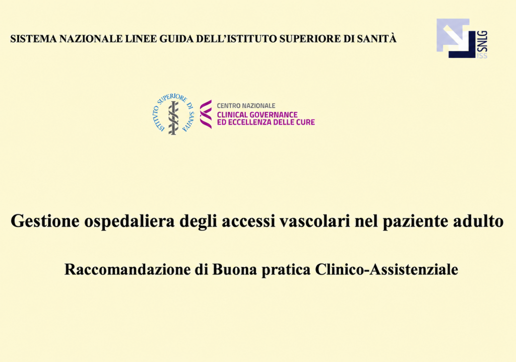 Copertina linee guida per accessi vascolari 1024x719