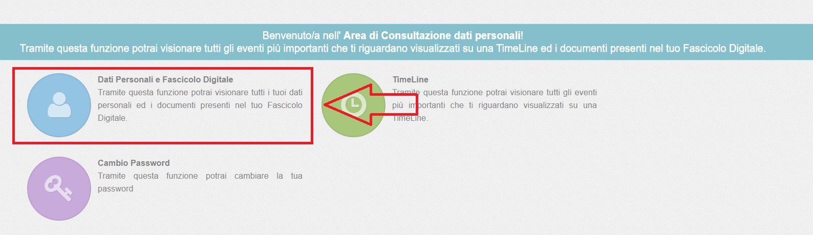 dati personali e fascicolo digitale