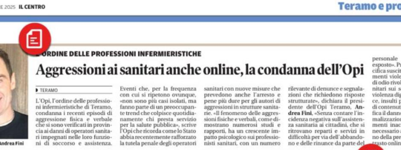Violenza contro gli operatori sanitari: la ferma...